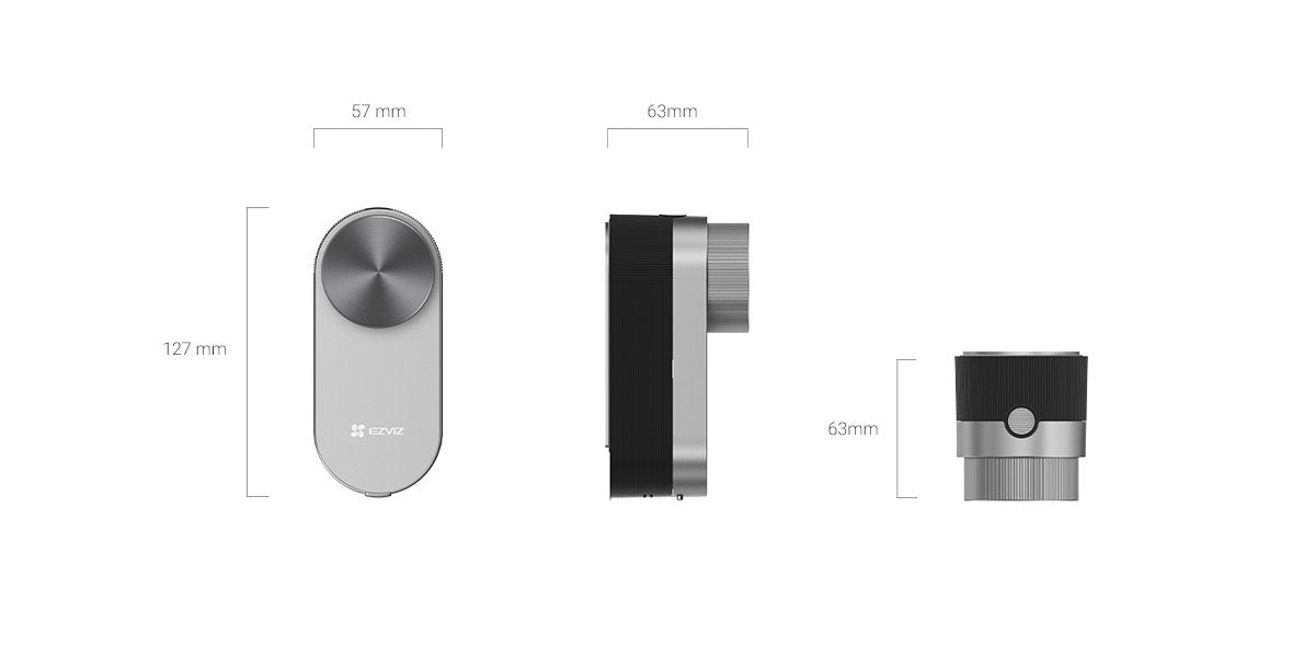 Kit serratura con tastierino SMART Ezviz Pro smart lock Kit serratura con tastierino SMART Ezviz Pro smart lock